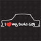 I love my Trabant 601 Limo - Trabi Sticker