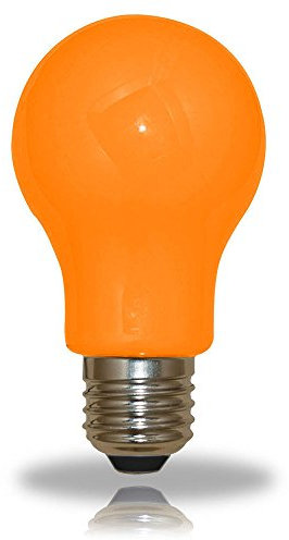 NCC-Licht LED Leuchtmittel Birnenform 3W = 25W E27 ORANGE Innen- & Außenbereich Party