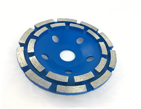 Weischer® - Diamant-Schleiftopf 150 x 22,23 mm | Schleifteller Betonschleifer Schleifscheibe Topfschleifer | für Beton, Naturstein, Stein, Mauerwerk, Fliesenkleber, Estrich | doppelreihig