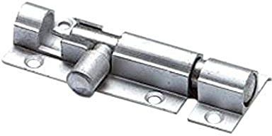 Merriway BH04902 Straight Surface Slide Door Bolt Aluminium 75mm