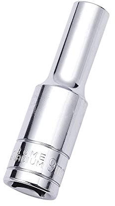 Utoolmart Douille Torx extra longue de 1,27 cm, 9 mm, 6 points, en acier au chrome vanadium, 78 mm de longueur, douille hexagonale prune, manchon pour bricolage et réparation automobile