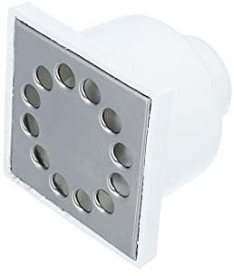 Bodenablauf Duschablauf Vertikal Metall Edelstahl Kellerablauf Duschrinne (50 mm 100 mm x 100 mm)