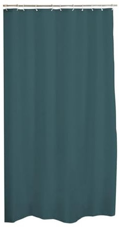 Paris Prix Rideau de Douche PEVA Vitamine II 180x200cm Bleu Émeraude