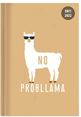 Collegetimer Llama 2021/2022 - Schüler-Kalender A6 (10x15 cm) - Lama - Weekly - 224 Seiten - Terminplaner - Alpha Edition (Collegetimer A6 Weekly)