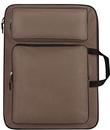 Zeichenbrett Tragetasche mit Schultergurt Transporttasche A3 Multifunktionale Tasche Zeichenplatten Rucksack Tragbar Transportmappe 46 x 34 cm Wasserdicht Zeichenplattentasche für Zeichnung Künstler