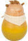 small foot Baby Stehaufmännchen Seaside aus Holz, Babyspielzeug mit Klang, Otter-Stehauffigur ab 8 Monaten, 12332, Gelb