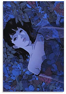 Anime Perfect Blue Poster Wandkunst Poster Drucke Home Decor Bild Leinwand Malerei Poster 40 x 60 cm