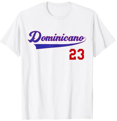 Dominicano Flag RD Dominikanische Republik Baseball Trikot T-Shirt