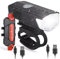 SANKRO Luce bicicletta anteriore e posteriore - Ricaricabile USB - 300 lumen -3 modalità- IPX6 impermeabile