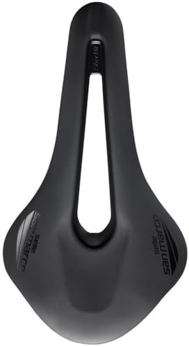 Selle San Marco Shortfit 2.0 Sportsattel: ergonomisches Design, leichte Konstruktion, verbesserter Komfort und Unterstützung für Rennrad- und MTB-Fahrer, ideal für Lange Fahrten und