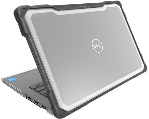 Gumdrop SlimTech Laptop Case Fits Dell Latitude 3450 | 3440 (Clamshell) Rugged Drop Tested Shockproof Lightweight Reliable Device Protection for Kids K-12 Students School Office or Business Use Black