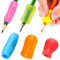 OSteed 21 Pcs Pencil Grips for Children Handwriting, 3-Style Silicone Pen Grips for Adults Writing Aid, Triangle Pencil Holder for Left-Handed Kids Easy Grip, Assorted Colors