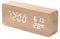 VORRINC Wecker Digital Funkwecker mit 3 Unabhängige Wecker und Schlummerfunktion Wecker Holz mit Datum Temperatur Funkwecker Digital mit Netzteil kann Automatische Einstellung Sommer-BZW.Winterzeit