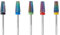 Bestgle Fresa de Carburo de Tungsteno para Torno de uñas Manicura,Brocas para Uñas Profesional, rocas de uñas de 3/32 pulgadas para taladro de uñas