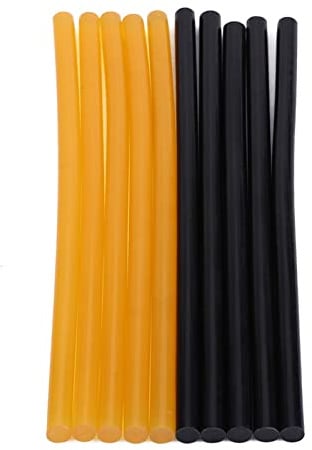 Paquet de 10 Bâtons de Colle Chaude pour le Débosselage dans la Voiture, Bâtons de Pistolet à Colle Chaude Autocollants 27 X 1,1 Cm pour le Bricolage et les Réparations Rapides