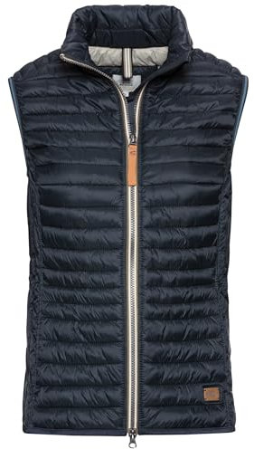 camel active Damen Steppweste aus recyceltem Polyamid Dunkelblau, womenswear-46
