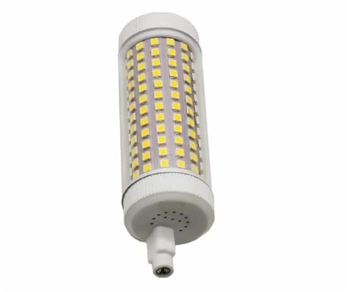 Lampada Led R7S dimmerabile da 30 W 118 mm 150 lm/w Lampada tubolare J118 RX7S Lampada alogena equivalente da 300 W AC110V/220V (Color : AC100-130V, Size : WARM WHITE_YES_30W)
