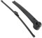 Heckscheibenwischer, Heckscheibe Wischerblatt und Arm Set Ersatz für V-W Gold 5 MK5 2004-2008 & Polo MK4 2002-2009