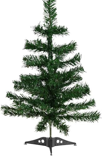 Kleiner Weihnachtsbaum für Schreibtisch, Künstlicher Weihnachtsbaum mit Ständer, Leichter und einfach zu montierender Tisch Weihnachtsbaum für Weihnachtsdeko Innen
