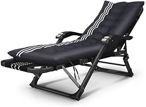 Leichte Lounge-Relaxsessel, Liegestuhl, Schwerelosigkeits-Klappstuhl für Outdoor-Strand, Rasen, Camping, Sonnenliege, Indoor-Mittagspausen-Lazy-Sessel mit Massage-Armlehne, 15-Gang-Einstellung