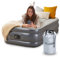 Huddle® Lite Inflatable Air Bed with Built-In Pump – Inflatable Mattress, Comfortable Flocked Top, Raised Height – Blow up bed for Camping, Guests, and Spare Rooms (Single/Double/King)