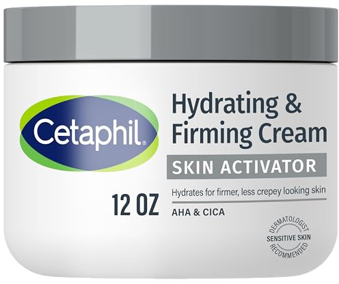 Cetaphil Skin Activator Hydrating & Firming Body Cream 340.2 g, Mandelic Acid (AHA) and Centella Asiatica (CICA) Cream, Hydrates and Firms Aging Skin Care, 340.2 g