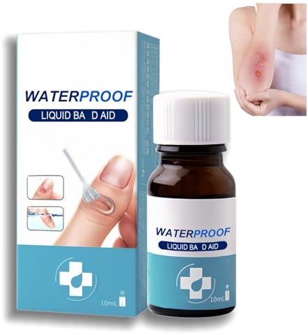 Liquid Plasters Waterproof,Liquid-On Wo/und Dressing & Skin Glue for Human,Transparent and Breathable Quick-Dry Gel for WOU/nd Care,Waterproof Protective Dressing for Woun/ds Cleaning