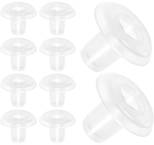 Toyvian 50pcs Bottom Rail Button Plug for Wood and Venetian Blinds, Ladder Cord Stops with 1/8 Hole, Streamlined Window Treatments and Seamless Closure for Home and Office Use