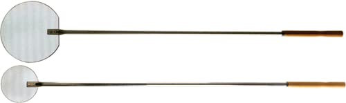 OEM SYSTEMS Pala Alluminio per Forno Pizza Tonda con Manico 170 cm e Pala : 18 cm
