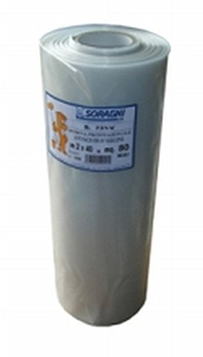 BOBINA ROTOLO TELO Nylon POLIETILENE TRASPARENTE ALTEZZA 4 MTx20=80mq