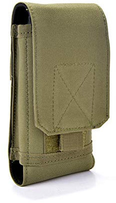 Tactical MOLLE Smartphone Holster, Universal Army Mobile Phone Belt Pouch EDC Security Pack Carry Accessory Kit Blowout Pouch Belt Loops Waist Bag Case For iPhone SE 5S Samsung Galaxy S4 mini