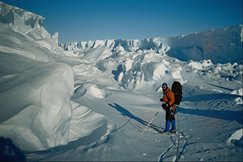 697070 Skiing Around Gin Bottle Antarctica A4 Photo Poster Print 10x8