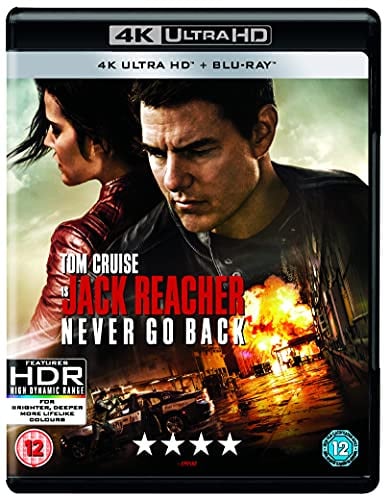 Jack Reacher: never Go Back 4K [Blu-ray] [2016]