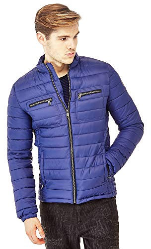 Guess Herren M73L04W8ST0 Cape, Mehrfarbig (Elctricity), Large