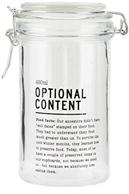 House Doctor Jar, Optional Content, Dia.: 8.5 cm,h.: 15.5 cm, 450 ml [NPR]