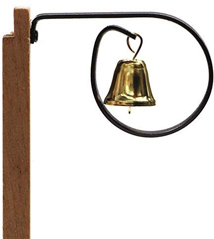 MyTinyWorld 1:12th Scale Victorian Servants Bell, Dollhouse Miniature, Bell, Kids, Fantasy