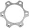 Bike Hub Adapter Disc Brake Center Lock Adapter Disc Brake Rotor Adapter for 6 Rotors Mountain Bike Road Bike (44MM)