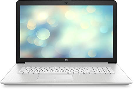 HP Ordenador portátil de 17 by3099ng / 17-by3235ng (17,3 pulgadas / HD+) (Intel Core i3-1005G1 dual, 8 GB DDR4 RAM, 512 GB SSD, gráficos Intel UHD, Windows 10, QWERTZ), color plateado
