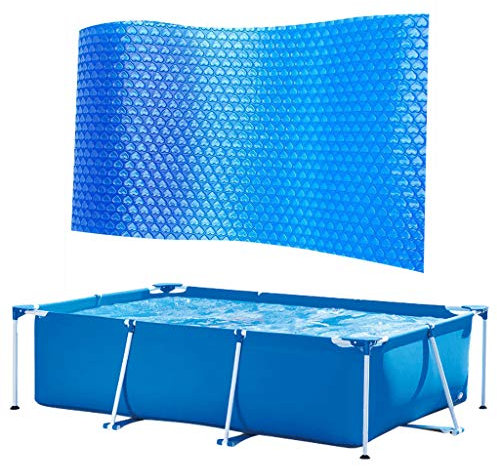 DEELIN Bâche Solaire Rectangulaire pour Piscine Gonflable Film D'isolation Thermique De Couverture De Piscine Solaire 1PC 2,6 x 1,6 m/2,2 x 1,5 m/3,0 x 2,0 m