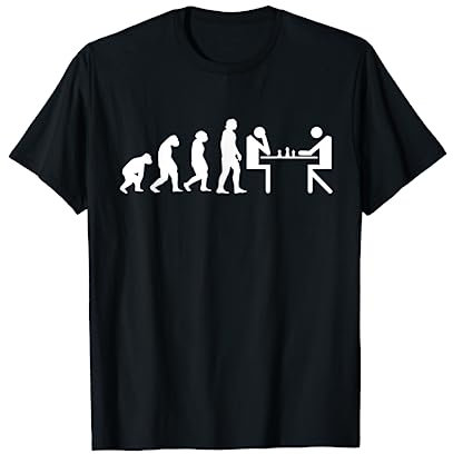 Scacchi Scacchiera Evoluzione Giocatori di scacchi Maglietta