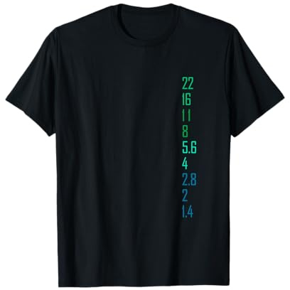 Fotografie Geschenk für Fotograf Blende Kamera Fotografieren T-Shirt