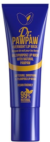 Dr.PAWPAW Overnight Lip Mask 10 ml, Mehrzweck-Lippenmaske mit natürlicher Pfote
