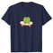 Kawaii Frosch auf Skateboard Niedlicher Aesthetic Frog T-Shirt