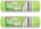 FabFinds Fragranced Bin Liners Plastic Bin Bags for Home Kitchen Office with Tie Handle (100X Green Apple, 25L)