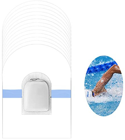 LiangMai Lot de 20 pansements Omnipod imperméables et transparents pour Omnipod, respirants pour la peau et autocollants avec trou, durables jusqu'à 10 jours (20 piéce)