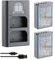 2 x Blumax Battery + Dual LCD Charger Replaces Olympus BLX-1 - Compatible with Olympus OM-1