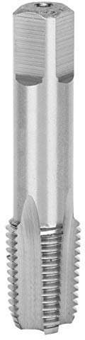 Taraud fileté, Taraud fileté 1/4 Pouce, Taraud 18 Dents en Acier Rapide, pour Acier Inoxydable, Fonte, Acier allié, Système Américain, Supports de Filetage