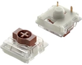 Ranked Gateron Ks-33 Low Profile v2 Key Switches for Mechanical Gaming Keyboards | Plate Mounted (Gateron Brown, 90 Pcs)