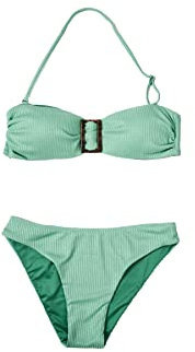 QUEEN HELENA Bikinis Traje de Baño Mujer 23592, Verde, 48