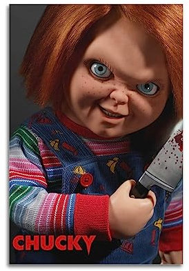 Chucky Poster Ästhetische Leinwand Poster Zimmer Dekorative Wandkunst Poster Druck Dekor Poster 30 x 45 cm ungerahmt
